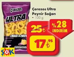 ÇEREZOS ULTRA PEYNİR SOĞAN ÇEREZOS ULTRA PEYNİR SOĞAN
